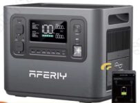 AFERIY AF-P210 Portable Power Station 2400W Solar Generator 2048Wh – With Code – Sold by UK Super Store