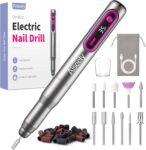 AISEELY Electric Nail Drill Cordless,Variable Speed 35000RPM & Dust Cover