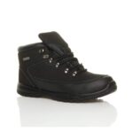 AJVANI Steel Midsole Toe Cap Safety Leather Worker Boots