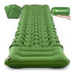 AKSOUL Self-Inflating Camping Sleeping Mat, 10cm, Green