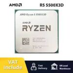 AMD Ryzen 5 5500X3D Desktop Processor 6-Core/12T, 4.0GHz, 96MB 3D V-Cache, AM4, Cooler Not Included
