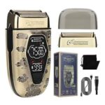 AOOWU 2-in-1 Cordless Razor: Foil Shaver & Beard Trimmer