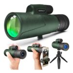 ARPBEST 25×50 Monocular Smartphone Holder Tripod FMC Lens BAK4 Prism