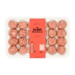 ASDA 24 Beef Meatballs 672g