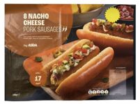 ASDA 8 Nacho Cheese Pork Sausages 640g