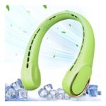 ASNUG Portable Bladeless Neck Fan – USB Rechargeable, 3 Speeds