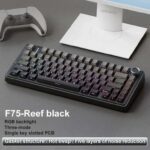 AULA F75 RGB LED 75% Wired USB & 2.4G Wireless Gaming Keyboard – US layout Welcome deal Guangzhou Bocheng Computer Technology Co., Ltd.