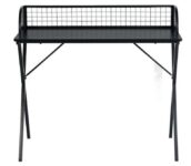AVA Black and Wooden 120cm Desk