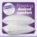 Aamira Luxury Memory Foam Pillow Shredded Orthopaedic Support Bamboo 2 Pack – Futura Direct (UK Mainland)