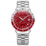 Accutron Astronaut Red Dial Automatic GMT Watch