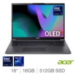 Acer Aspire 16, Intel Core Ultra 5 125H, 16GB RAM, 512GB SSD, 16 Inch OLED Laptop