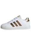 Adidas Grand Court 2.0 K, Sneaker, FTWR White/Matte Gold, 11 UK