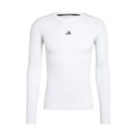Adidas Mens Techfit Compression Longsleeve Tee White XXL