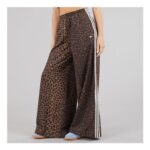 Adidas Originals Womens Leopard Firebird Oversized Track Pants Multicolor