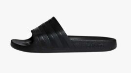 Adidas Unisex Adilette Aqua Slides Flipflop All Black UK sizes available: 7 – 12