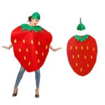 Adult Strawberry 2 Piece Fancy Dress Costume