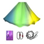 Aerial Yoga Hammock 5m X 2.8m, 2000 Lb, Pose Guide