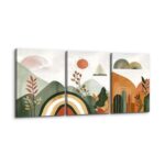 Aesthetics Canvas Wall Art Bohemian Picture Living Room 40×60 Cm