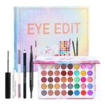 All-in-One Makeup Kit: 40-Color Eyeshadow, Mascara, Eyebrow, Eyeliner, Brushes