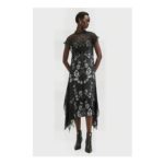 AllSaints GIAN DRESS MONICA BLACK