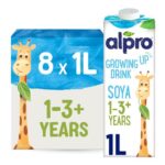 Alpro Soya Growing up Drink, Plant-Based Milk 1L Pack 8 – £11.90 S&S Voucher