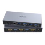 Alxum HDMI KVM Switch 2 Computers, 4 USB-A, 4K 60Hz