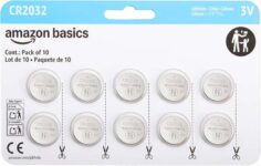Amazon Basics 10-Pack CR2032 Lithium Coin Cell Battery (£3.61 S&S)