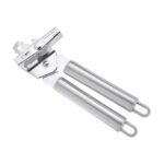 Amazon Basics 3-in-1 Stainless Steel Manual Can Opener with Hook
