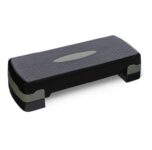 Amazon Basics Aerobic Exercise Step Platform, Adjustable Workout Stepper 68.58cm, Black/Grey