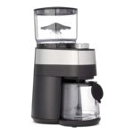 Amazon Basics Electric Burr Coffee Grinder with 30 Grind Settings, 4-12 Cups, Anti-Static Tech, 185g Hopper, Black (Prime Exclusive)