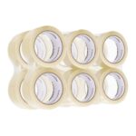 Amazon Basics Packing Tape, 5cm x 55mm, 0.066mm Thickness (12-Roll) – Clear S&S £5.79