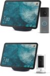 Amazon Echo Show 11 Smart Display & Hub ( Alexa ) Ring Battery Video Doorbell or Ring Outdoor Camera Plus ( Prime / Glacier or White)
