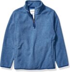 Amazon Essentials Boys and Toddlers Polar Fleece Quarter-Zip Pullover Jacket