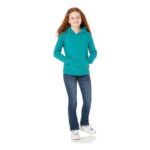 Amazon Essentials Girls Hoodie, Teal (10 Years)