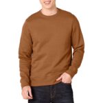 Amazon Essentials Mens Cotton Blend Fleece Crew Neck Sweatshirt (Available in Big & Tall) Size Small