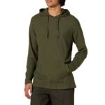 Amazon Essentials Mens Long-Sleeve Slub Thermal Pullover HoodieSize XL