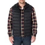 Amazon Essentials Mens Regular-Fit Lightweight Water-Resistant Hooded Gilet – Large