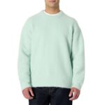 Amazon Essentials Mens Relaxed-Fit Faux Mohair Crewneck Pullover Jumper – Small