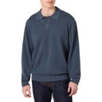 Amazon Essentials Mens Relaxed-Fit Knitted Polo Jumper