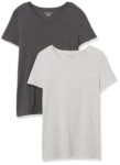 Amazon Essentials Womens Regular-Fit Short-Sleeve Crewneck T-Shirt, Multipack Size XXL