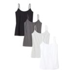Amazon Essentials Womens Slim-Fit Camisoles, 4-Pack, Multicolor, XL – £8.10 S&S