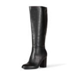 Amazon Essentials Womens Tall Knee High Block Heel Boots – size 3 wide