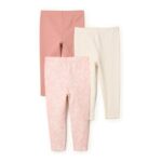 Amazon Essentials X Sofia Grainge Unisex Baby Leggings, 3-Pack, 0-3M