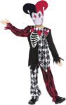 Amscan – Red Jester Boy Kids Halloween Fancy Dress Costume Age: 3-10 Years