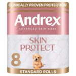 Andrex Skin Protect 8 Luxury Rolls 155 sheets – Clubcard Price