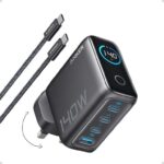 Anker 140W Max 4-Port GaN Charging Blocks, Smart Display for MacBook Charger – Sold by AnkerDirect UK FBA