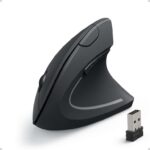 Anker 2.4G Wireless Vertical Ergonomic Optical Mouse, 800/1200 /1600 DPI, 5 Buttons – Black sold by AnkerDirectUK / FBA