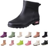 Ankle Wellies Women Waterproof Ladies Wellington Boots UK Walking Boot