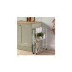 Argos Home 3 Tier Slim Kitchen Trolley – White