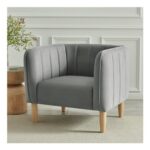 Argos Home Pandora Velvet Armchair – Grey
